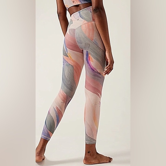 Athleta Elation 7/8 Tights Vibrance Orchard Pink | size Small - Picture 7 of 7